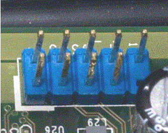 Motherboard's USB pinheader